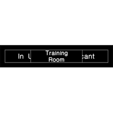 Nmc Training Room In Use Vacant Engraved Office Occupancy Sign, EN307BK ...