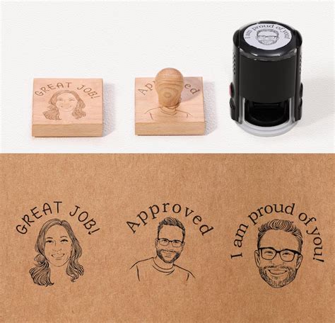 Custom Portrait Stamp From Photo By StampMyMark® – Stampmymark