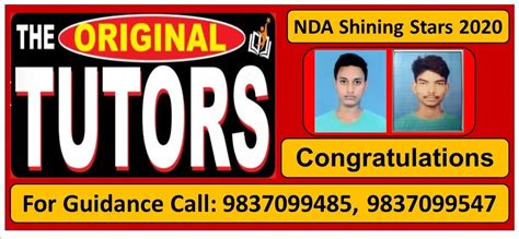 THE ORIGINAL TUTORS | Airforce X-Y/NDA Coaching in Meerut - THE ...