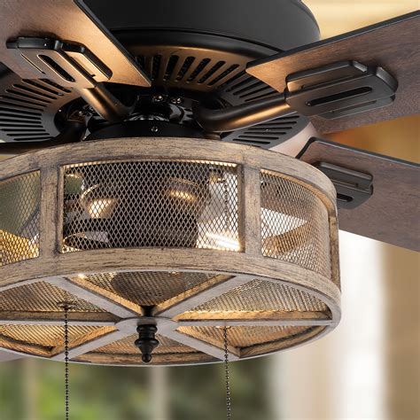 Elegant Rustic Chandelier Ceiling Fan Copper Canyon Timber Creek
