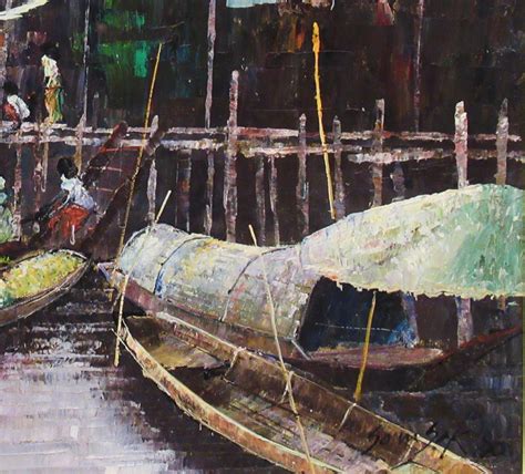 Somsak Chowtadapong - Floating Market, Thailand For Sale at 1stDibs ...