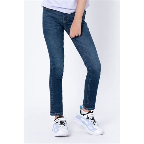 Girls Dark Blue Skinny Jeans – Redtape