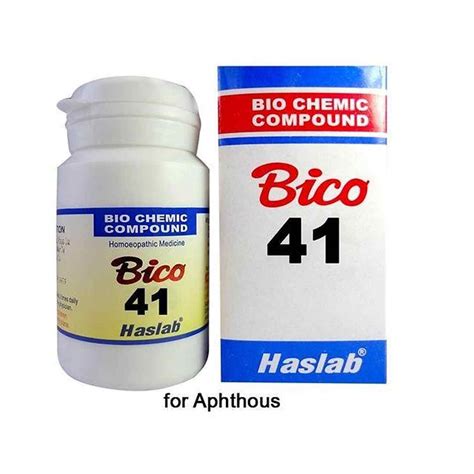 Haslab Bico-41 Biochemic Compounds Tablets for Mouth Ulcers | Homeomart