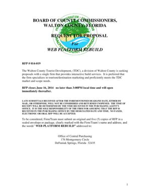 Fillable Online RFP Web Platform Rebuild - Walton County Florida Online ...