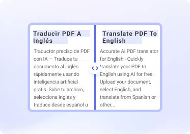 Translate Spanish PDF to English Online Free | Accurate PDF Translator