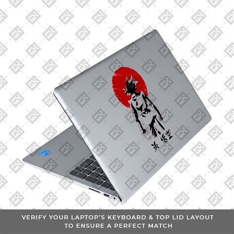 Transparent Sunset Samurai Dell Inspiron 3520 Laptop Skin