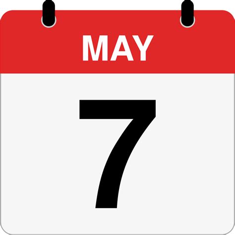How Many Days Until May 7th? - Inch Calculator