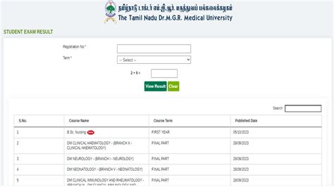MGR University Results 2023 Out For BSc Nursing, Get Direct Link Here ...