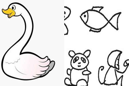 【简笔画】【图】简笔画动物怎么做 掌握这些技巧你也能成绘画高手_伊秀创意|yxlady.com