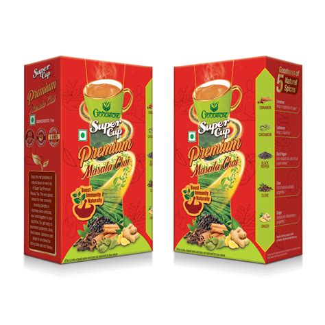 Supercup Premium Masala Tea 250gm Pack of 2 | Goodricke Tea