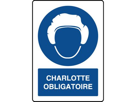 Panneau vertical charlotte obligatoire | Contact VIRAGES