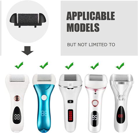 Buy 6 Pack Replacement Refill Rollers for Electric Foot File Callus ...