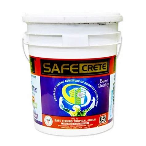 Cement Admixture - 5 Litre Safe Hard Crete Cement Concrete Hardener ...