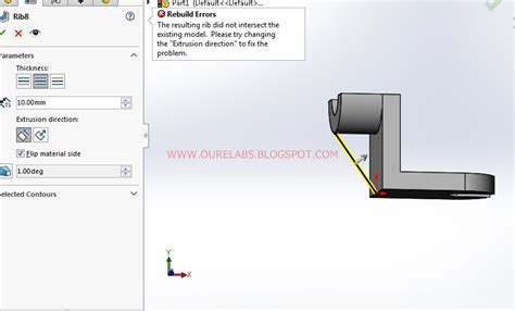 Image result for Solidworks Rib Feature