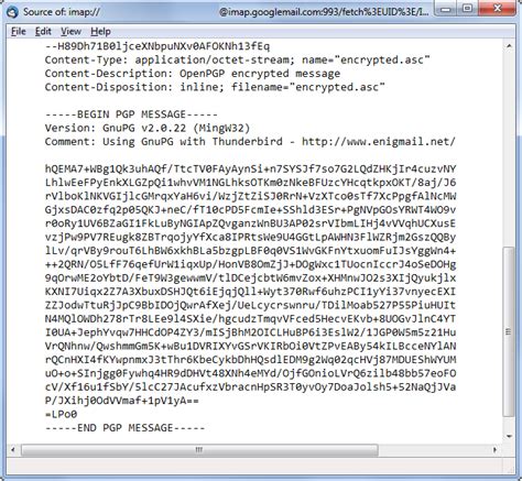 Image result for Example of Encrypted Email