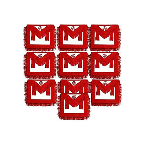 Masonic Regalia Free Mason Royal Arch Apron Red | Ubuy India