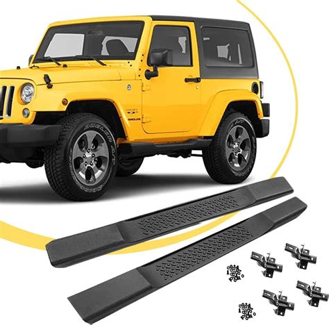 Buy Acmex Running Board Compatible with 2007-2018 Jeep Wrangler JK 2 ...
