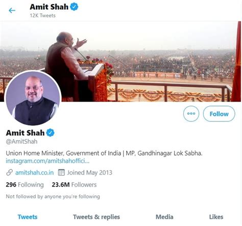 Twitter removes Amit Shah's display photo citing copyright violation ...