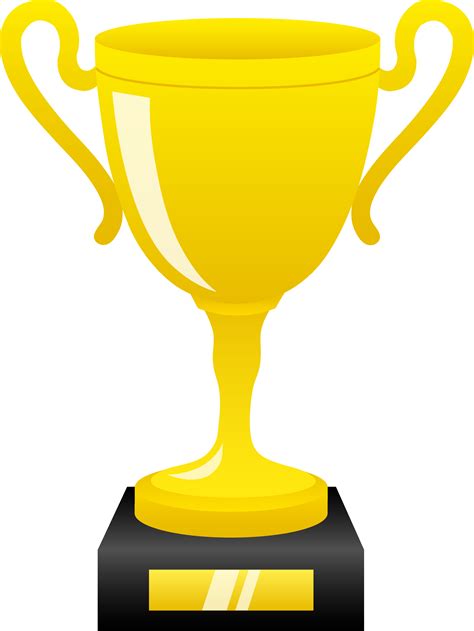 Shiny Golden Trophy - Free Clip Art