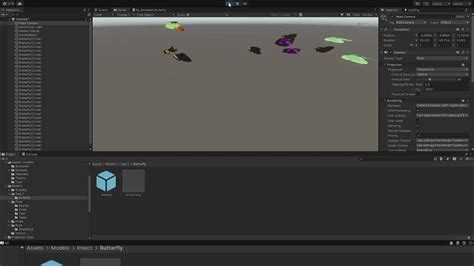 Butterfly Polygon Unity in Unity 的图像结果