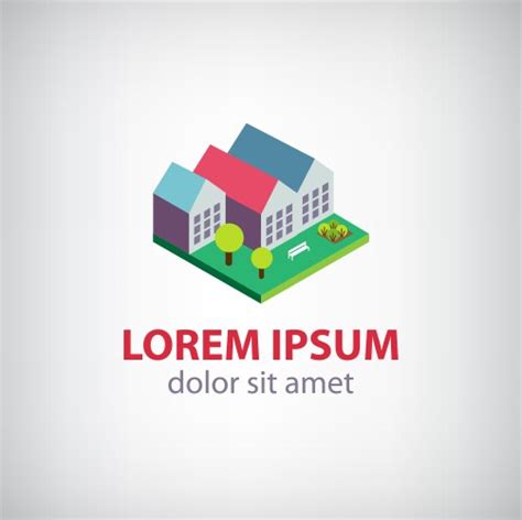 3D Building Logo 的图像结果