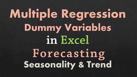 Multiple Dummy Variables Excel 的图像结果