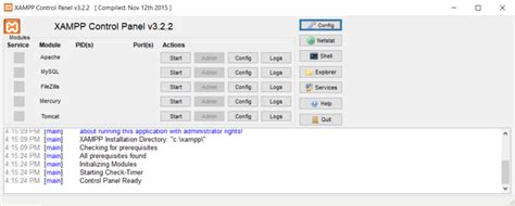 Image result for Xampp Control Panel V3.2.4