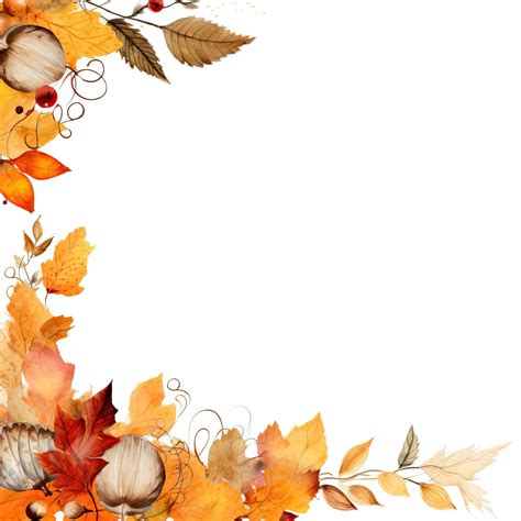 Autumn Clip Art Borders