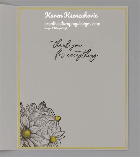 Stampin’ Up! Inspirational Sketches Daisies | Creative Stamping Designs