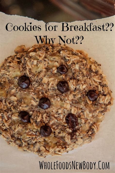Whole Foods New Body: {Microwavable Breakfast Cookie}