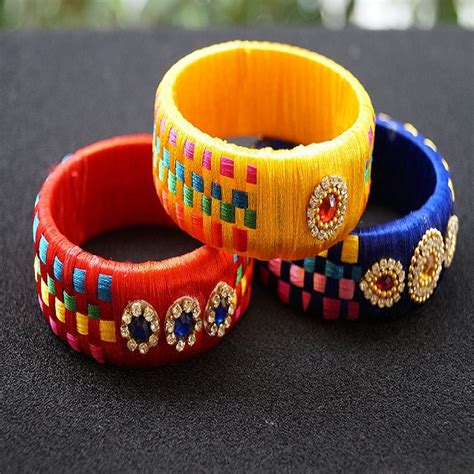 How to Make Thread Bangles 的图像结果