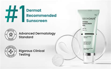 Seekcaus Hydra Sunscreen Serum SPF 50 PA++++ 50g