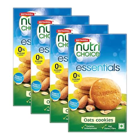 Britannia NutriChoice Essentials Oats Cookies (No Added Sugar ...