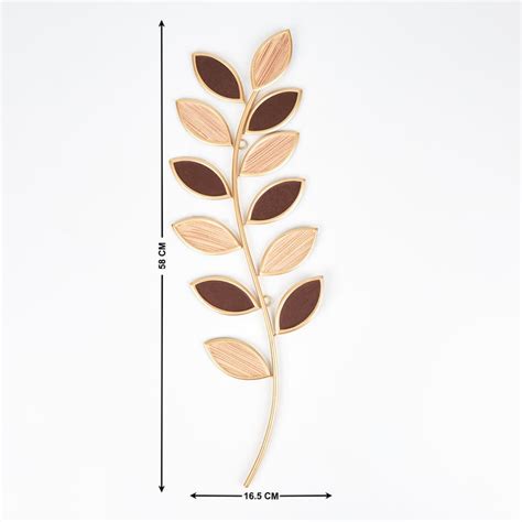 Buy Panorama Ather Metal Leaf Wall Art from Home Centre at just INR 1199.0