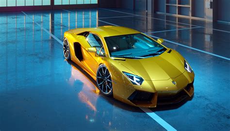 Yellow Lamborghini Aventador New Wallpaper,HD Cars Wallpapers,4k ...