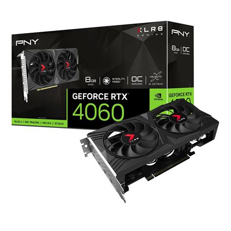 Amazon.in: Buy PNY GeForce RTX™ 4060 8GB XLR8 Gaming Verto™ Dual Fan OC ...