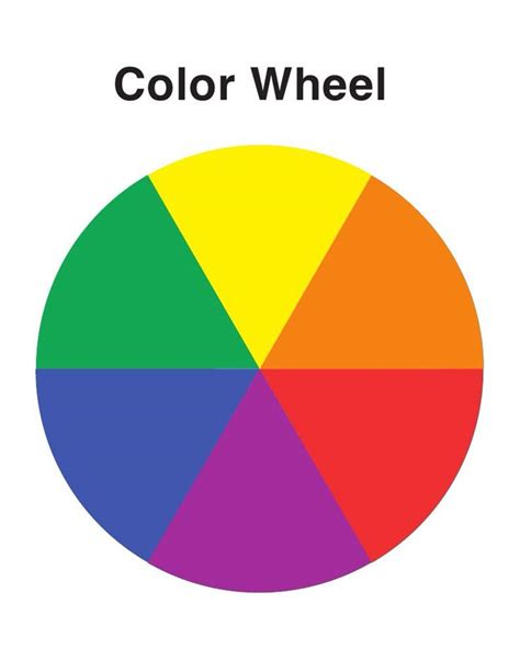 Color Wheel Diagrams for Elementary Students