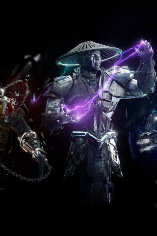 Download wallpaper Mortal Kombat, Scorpion, Sub-Zero, Raiden, section ...