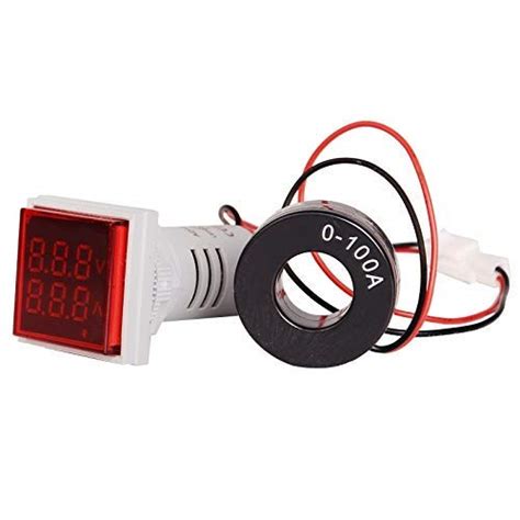 Microtail Direct AC 60-500V Digital Voltage/Current Meter LED Display ...