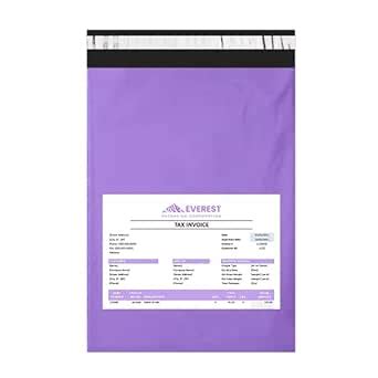 Everest 10x14 inches Pack Of 500 Pcs Purple With POD Courier Bags ...