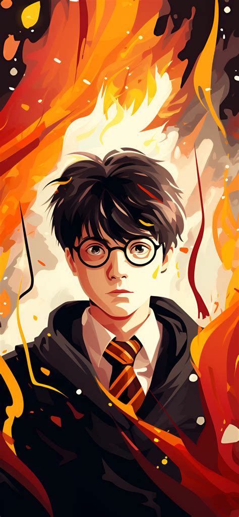 Harry Potter & Flame Art Wallpapers - Harry Potter Wallpaper iPhone