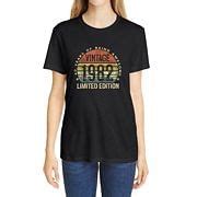 Buy GRTXIN 40 Year Old Gifts Vintage 1982 Limited Edition 40th Birthday ...