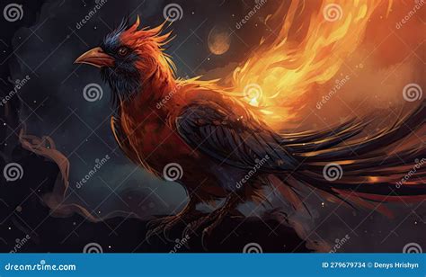 Eternal Renewal Phoenix Bird S Rebirth Symbolizes Endless Cycles of Transformation. Creating ...
