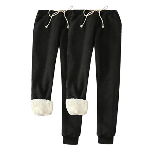 CaiJunJia Clearance No Boundaries 2 Pack Women's Warm Sherpa Lined ...