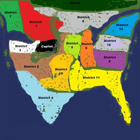 Panem- Hunger games map for 1.8 Minecraft Map