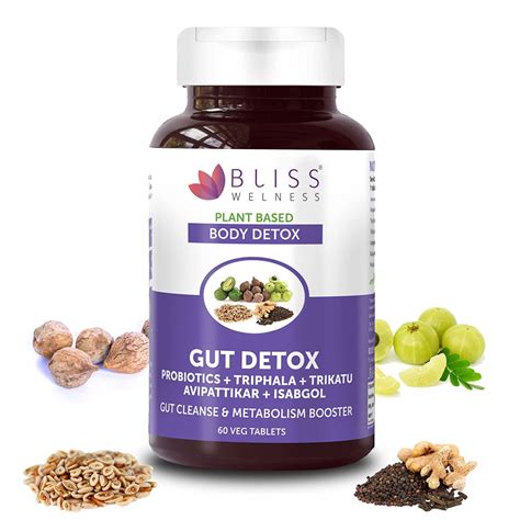 Buy Bliss Welness Gut Detox Health Cleanse Purify | Probiotics Trikatu ...