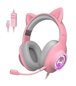 HECATE Edifier G2 II Wired Over the Ear Headphone with Mic (Pink ...