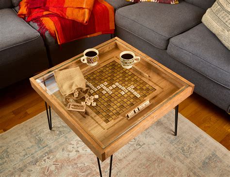 Charles River Woodworks Rustic Home Decor, Board Game & Coffee Tables