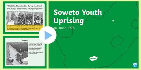 South Africa Youth Day | Soweto Uprising 1976 | PowerPoint