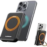 Ambrane Magsafe Wireless 10000Mah Fast Charging Power Bank,Strong ...